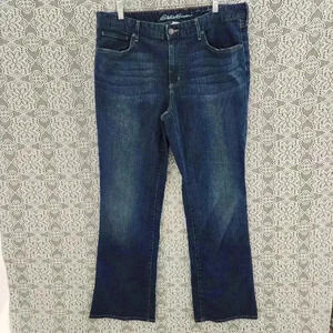Eddie Bauer slightly curvy boot cut women's jeans 16